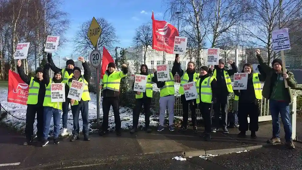 Trade people strike